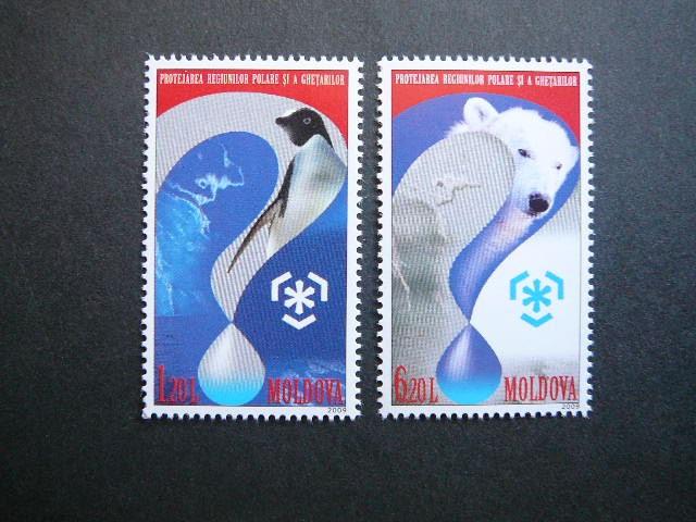 Moldavija 2009 Meskos Pingvinai Siaure svarus #