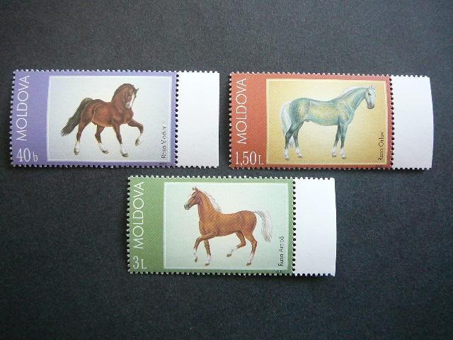 Moldavija 2002 Arkliai svarus #