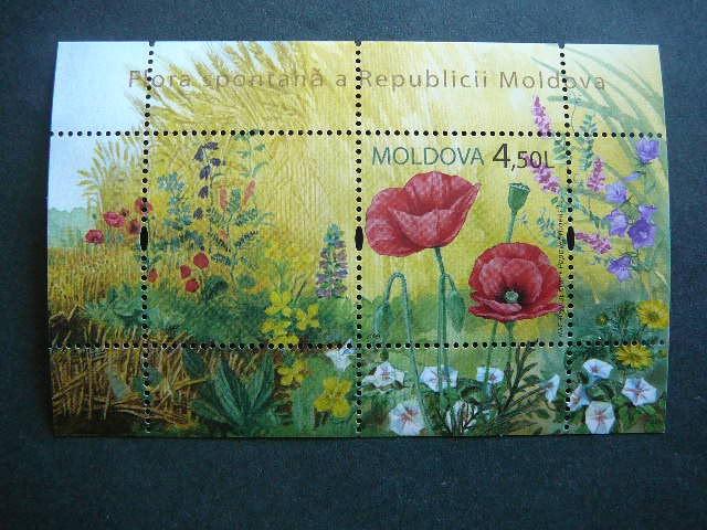 Moldavija 2009 Geles Flora svarus #