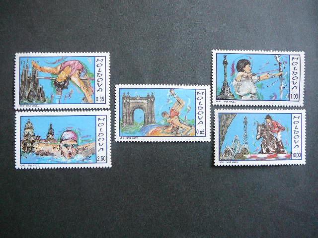 Moldavija 1992 Olimpines vasaros Barselonoje MNH #