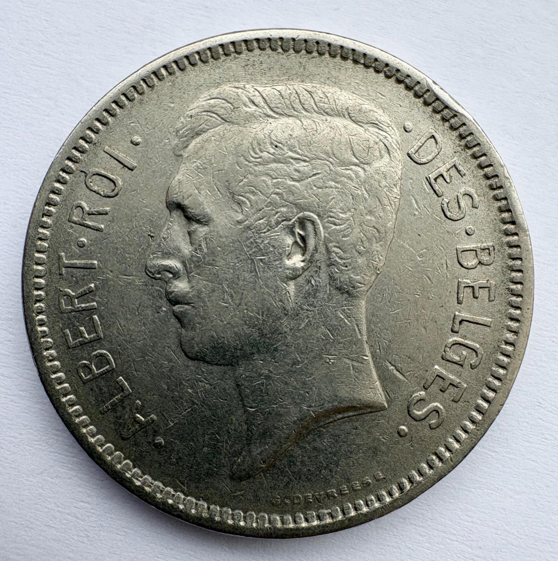 Belgija 5 Fr 1932