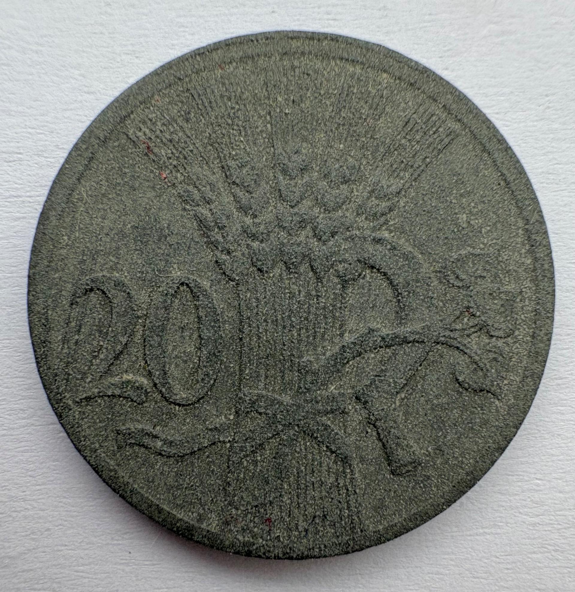  Bohemija ir Moravija 20 heller 1941 reta