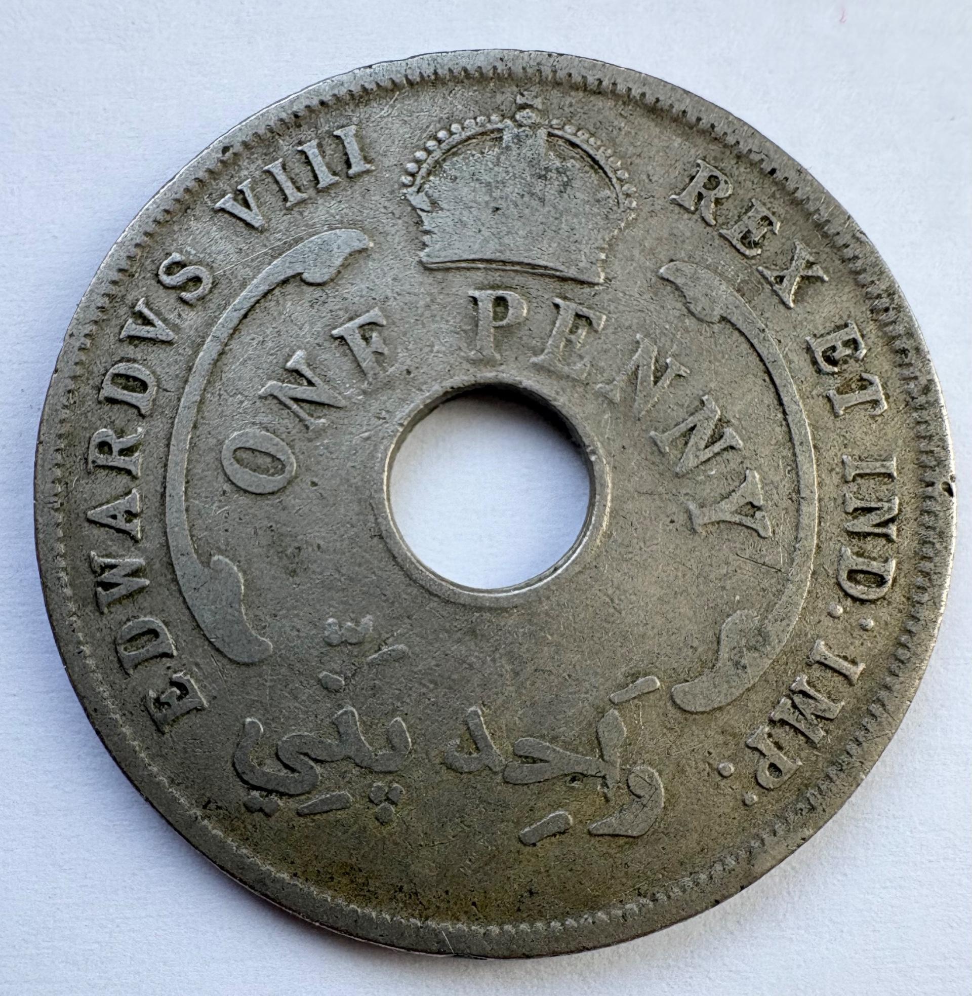 Britų vakarų Afrika 1 p 1936