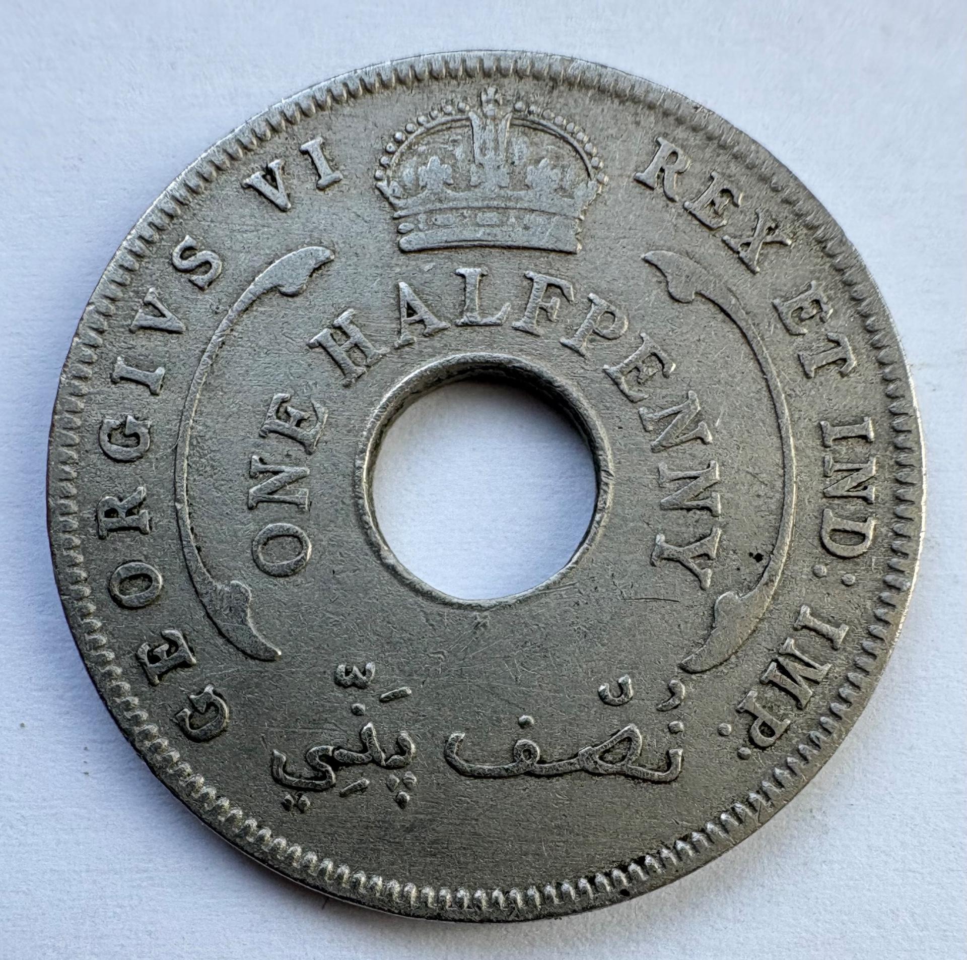 Britų Vakarų Afrika 1/2 p 1936