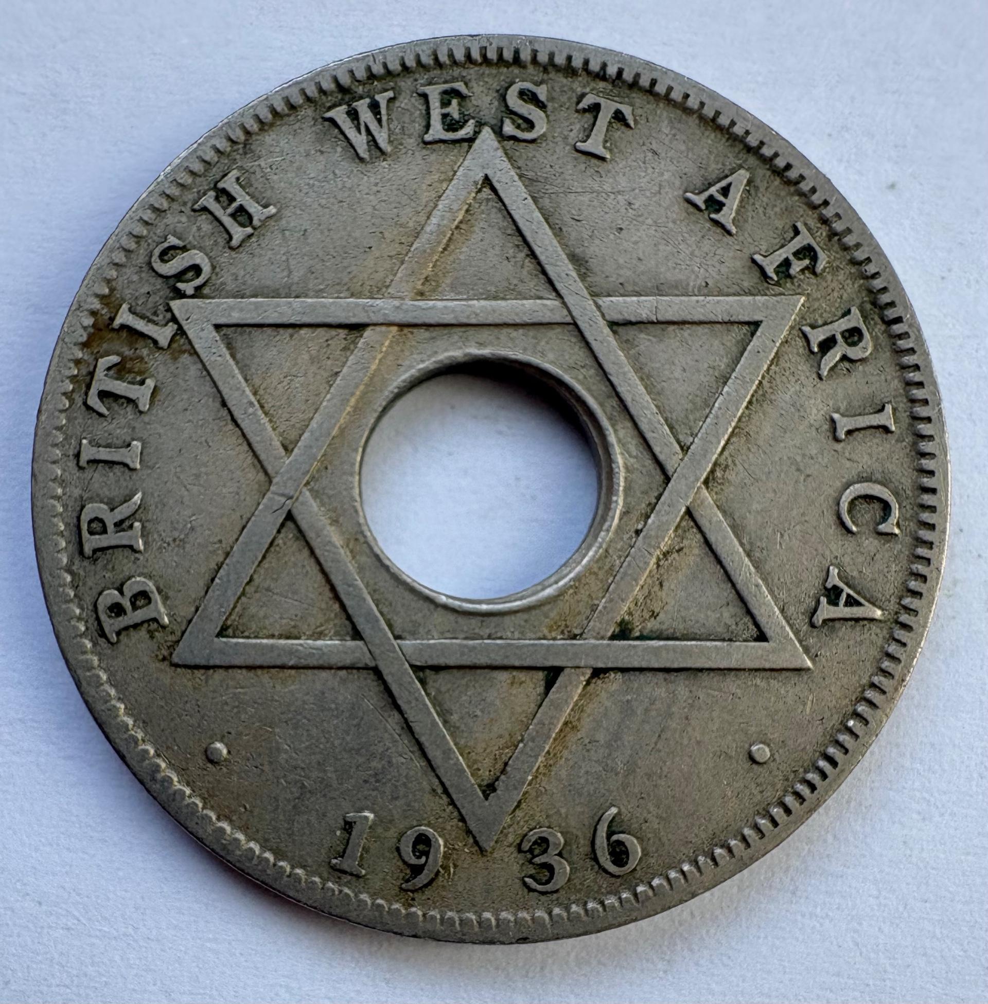 Britų Vakarų Afrika 1/2 p 1936