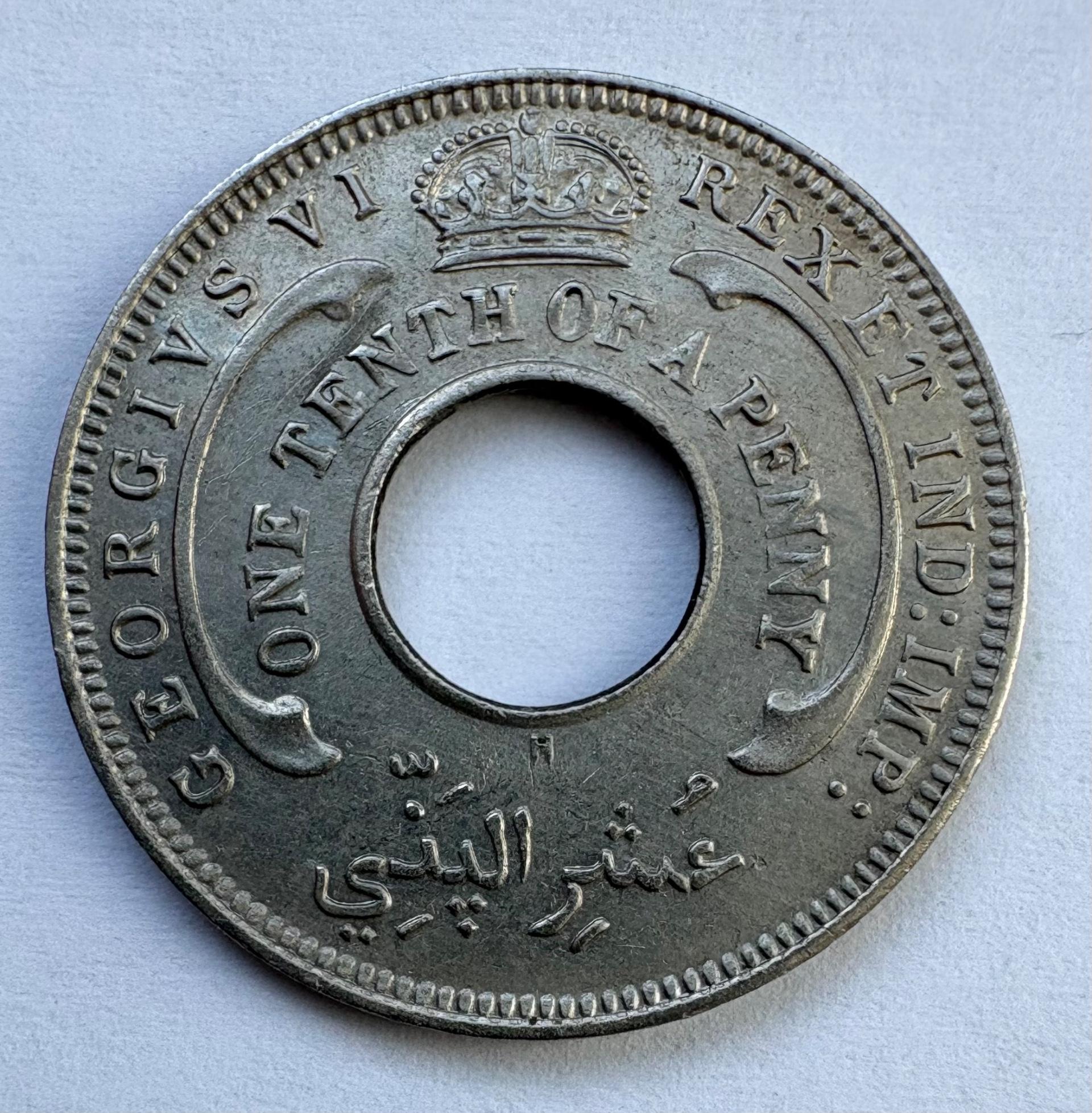 Britų Vakarų Afrika 1/10 p 1946