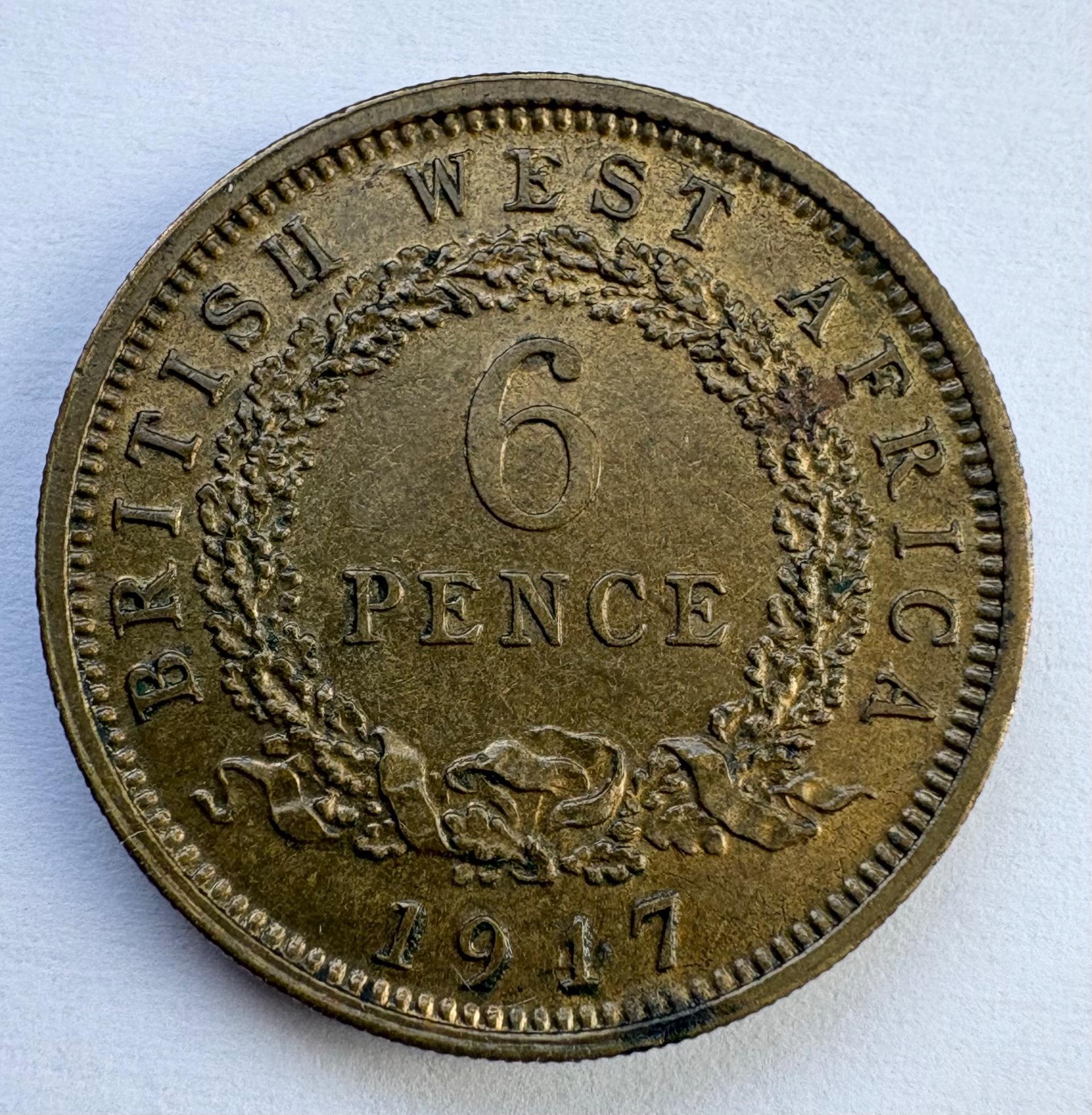 Britų Vakarų Afrika 6 p 1947