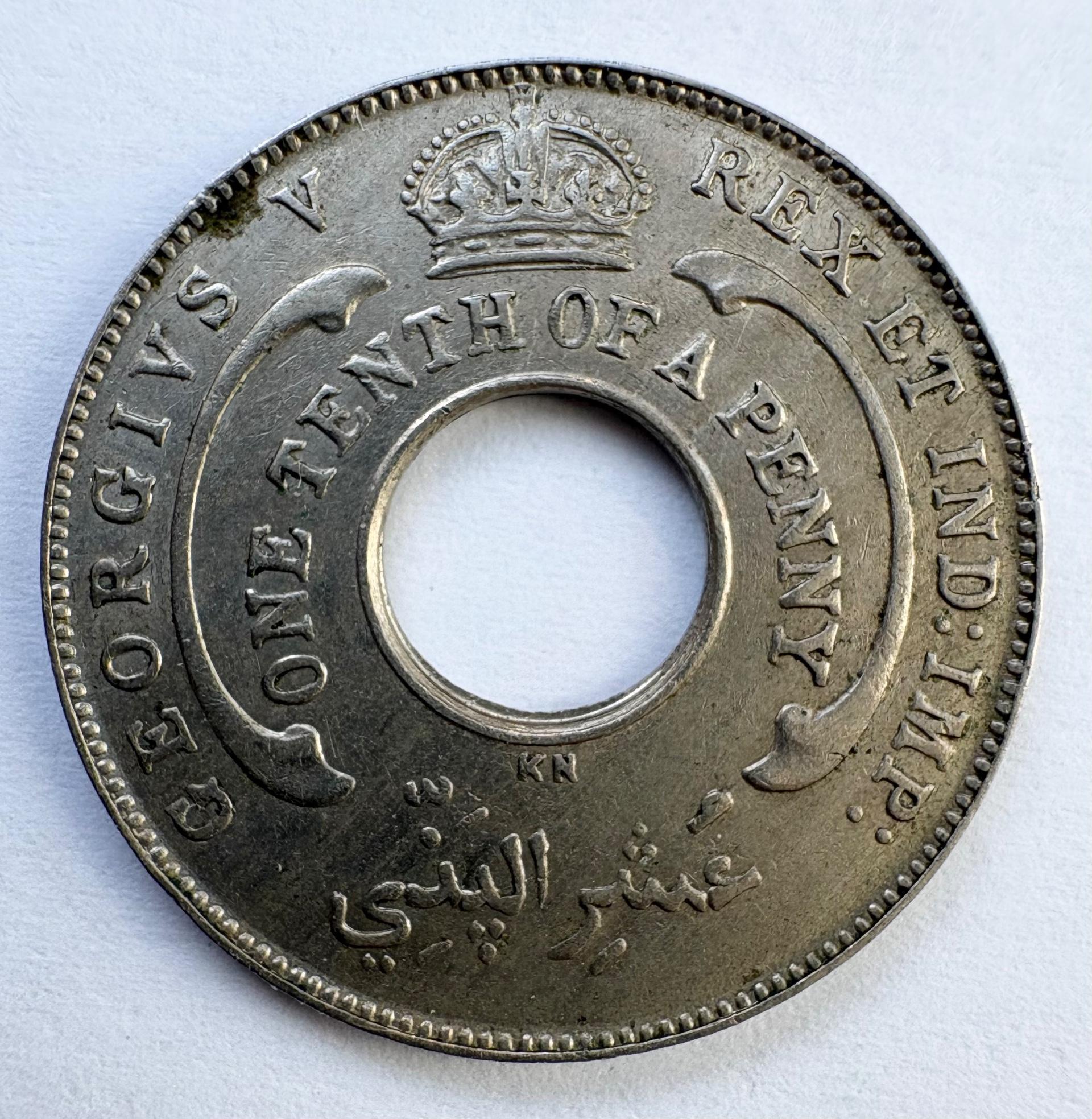Britų Vakarų Afrika 1/10 p 1925