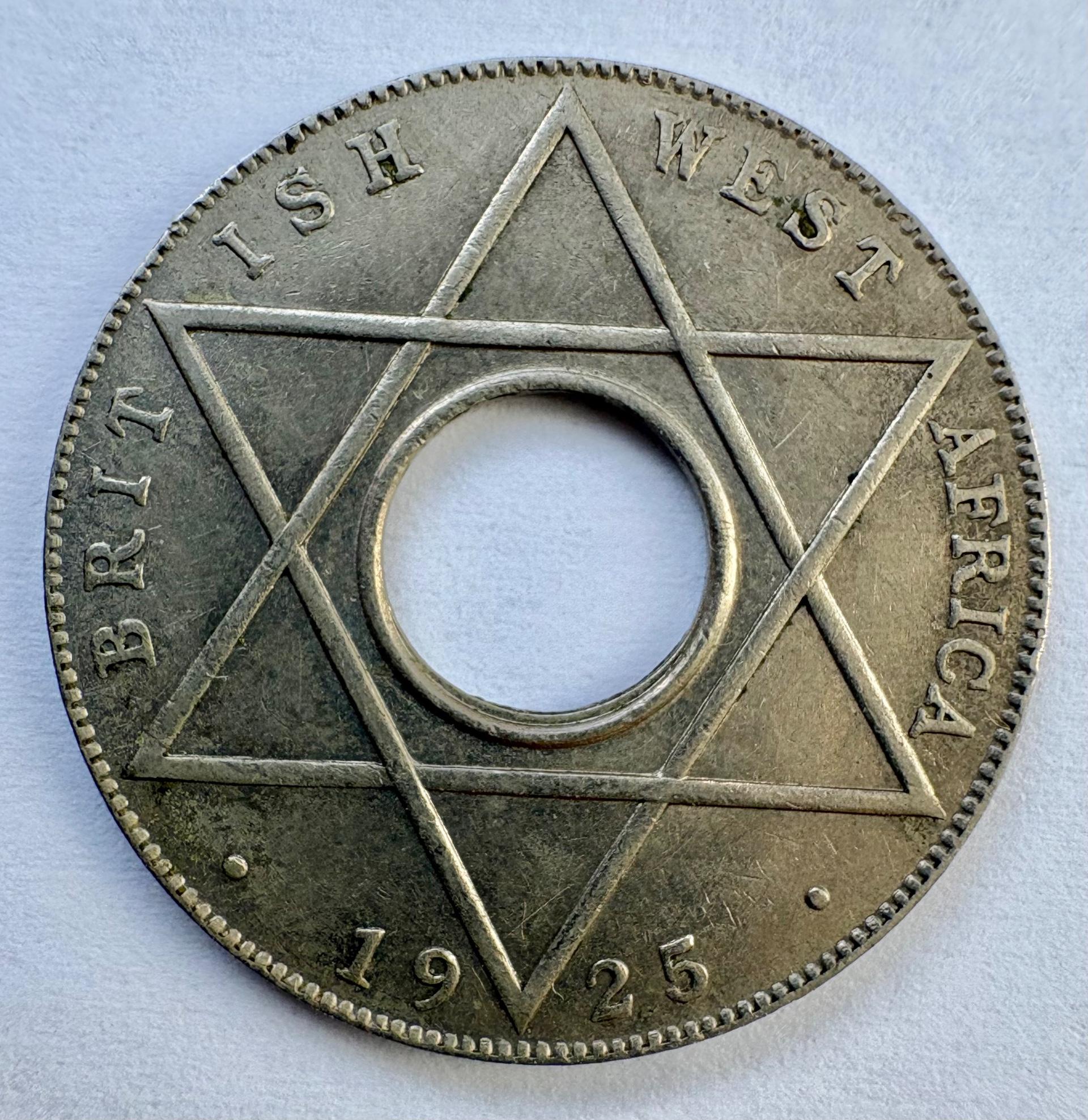 Britų Vakarų Afrika 1/10 p 1925