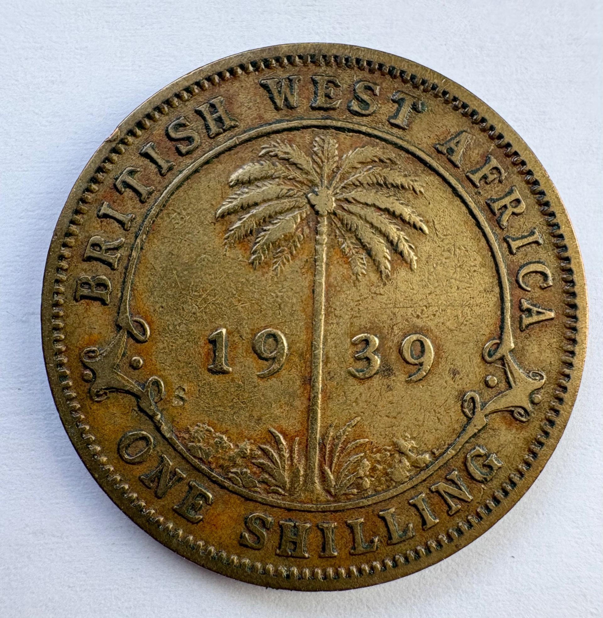 Britų Vakarų Afrika 1 šilingas 1939