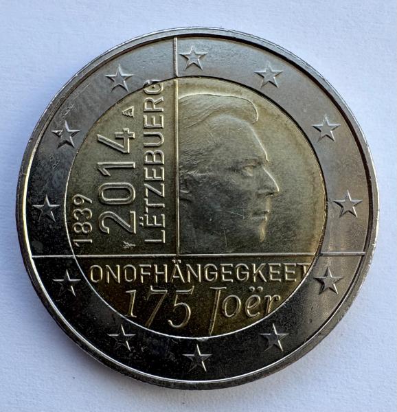 Liuksemburgas 2€ 2014