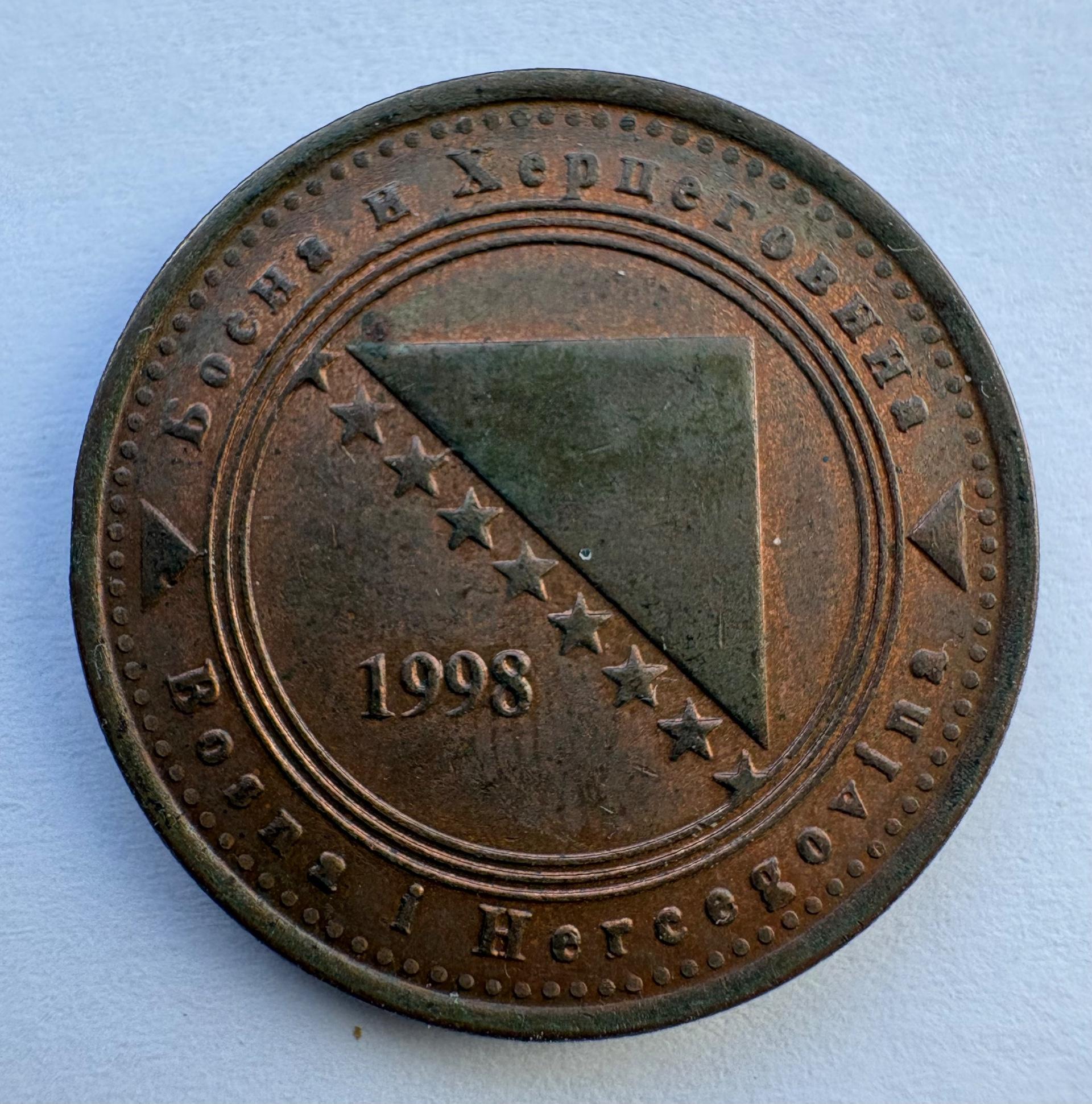 Bosnija ir Hercegovina 20 f 1998