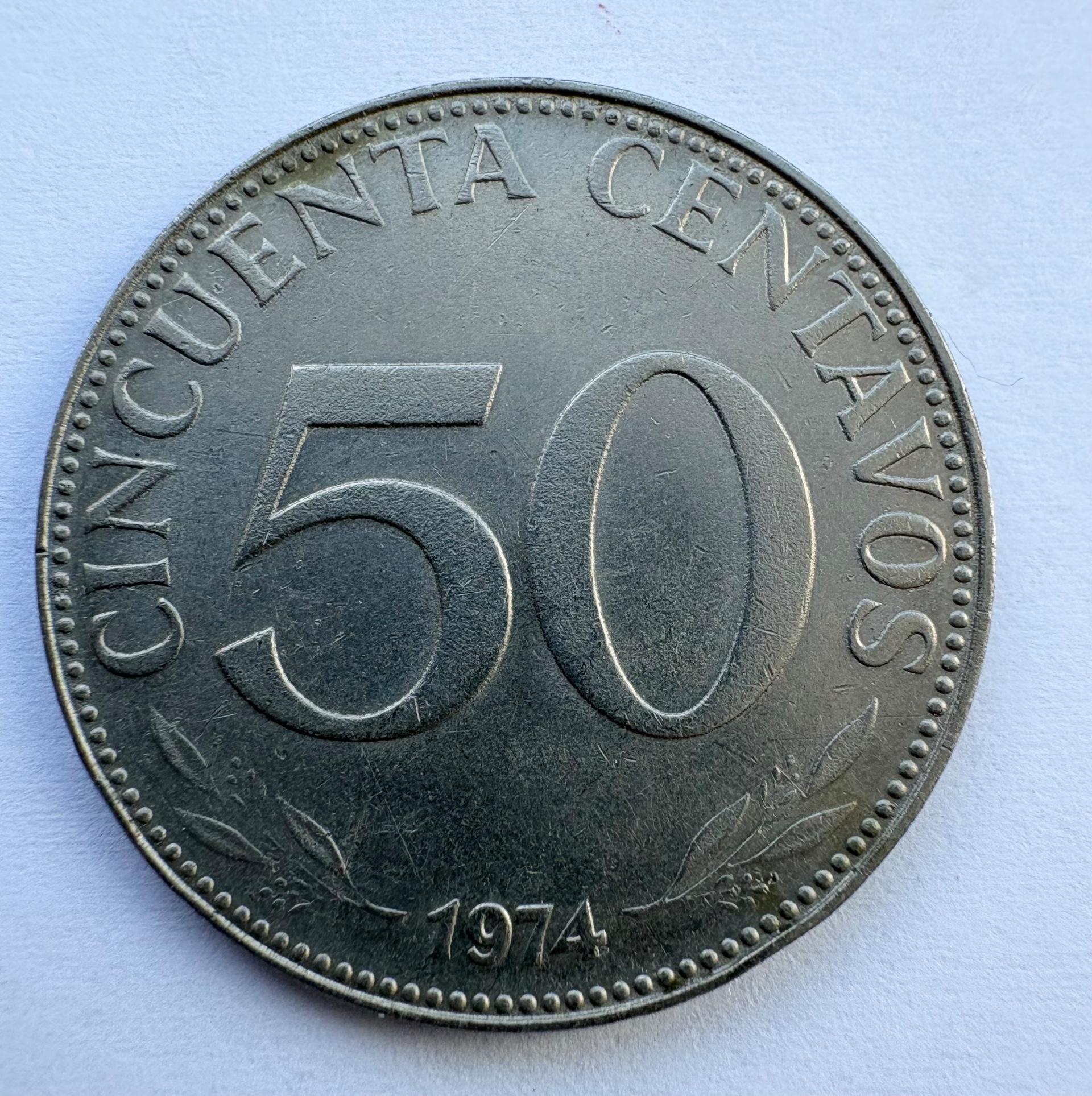 Bolivija 50 c 1974