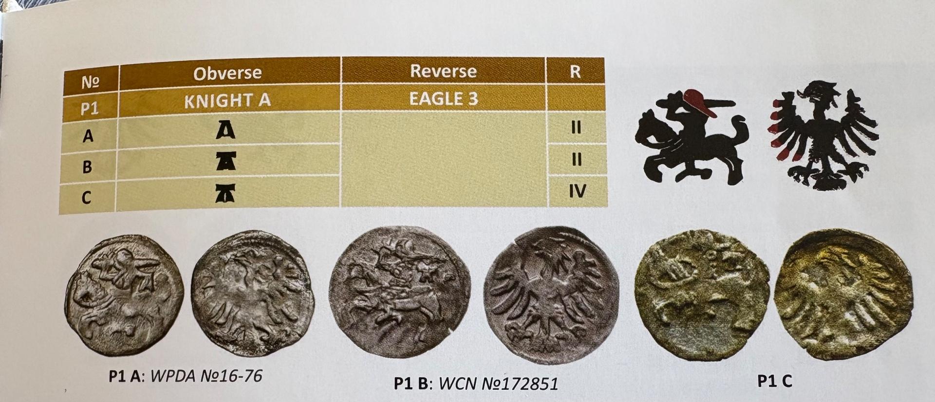 Retas Aleksandro Jogailaičio denaras 1495-1506