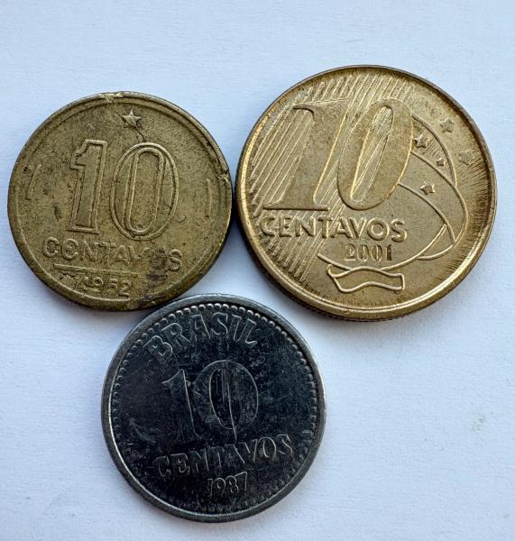 Brazilija 10 c 3 vnt