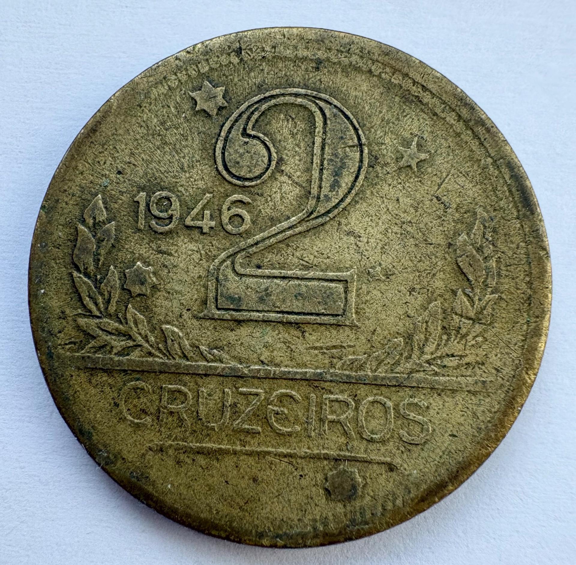 Brazilija 2 cr 1946