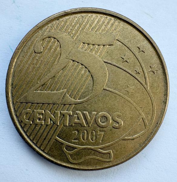 Kupčius aukcionas - Brazilija 25 c 2007