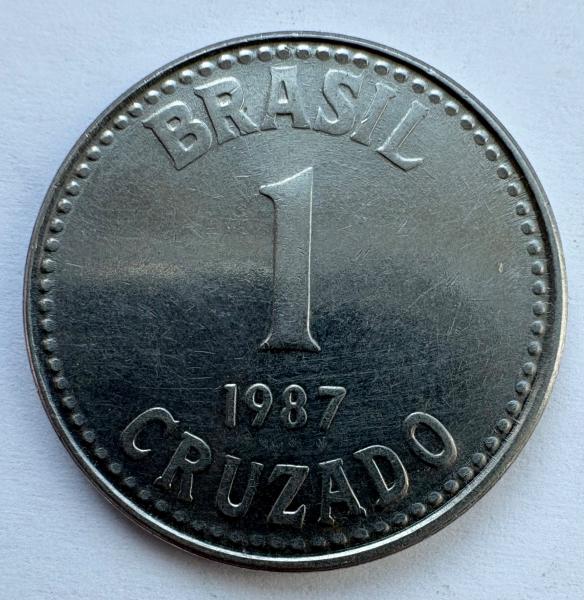 Brazilija 1 cr 1987