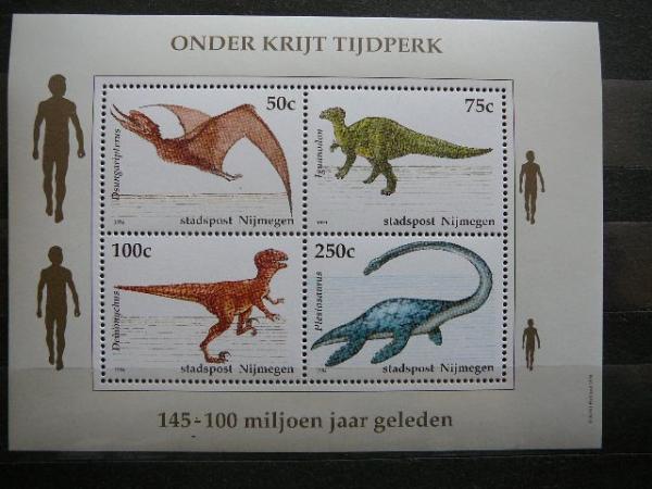 Nyderlandai 1974 Dinozaurai MNH #