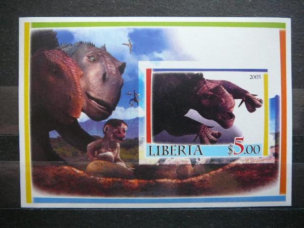 Liberija 2005 Dinozaurai svarus #55