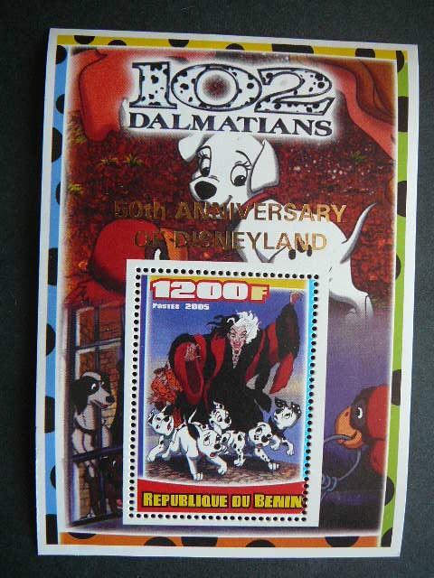 Beninas 2005 Sunys Disnejus MNH #