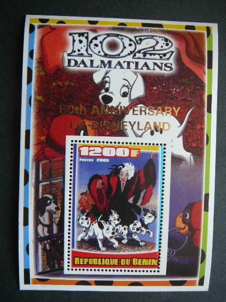 Beninas 2005 Sunys Disnejus MNH #