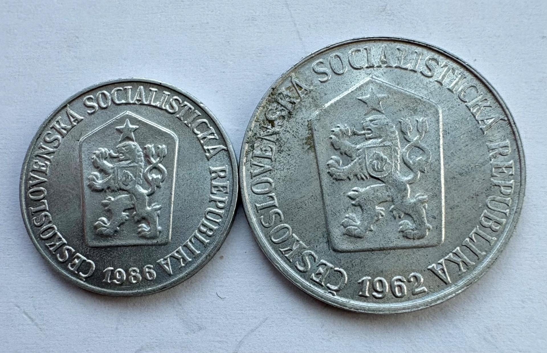 Čekoslovakija 1-5 h 2 vnt