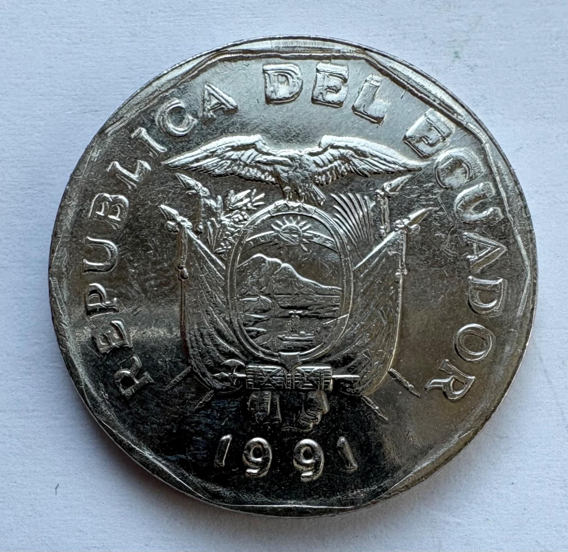 Ekvadoras 10 sucres 1991