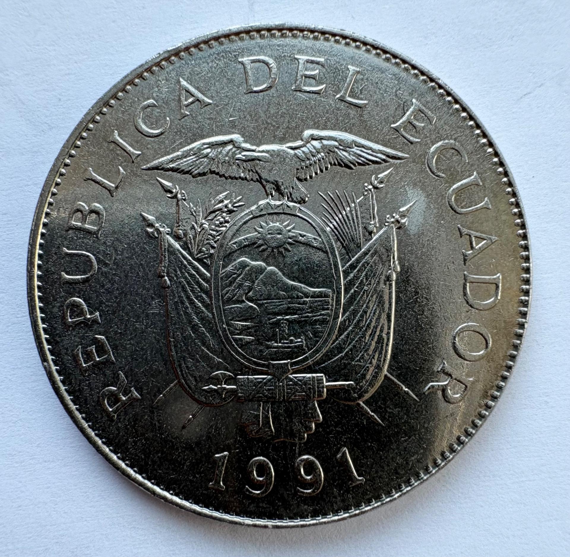 Ekvadoras 50 sucres 1991