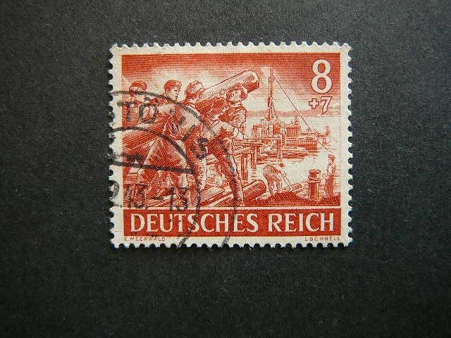 Vokietija 1943 835 Karas Laivai antsp. #