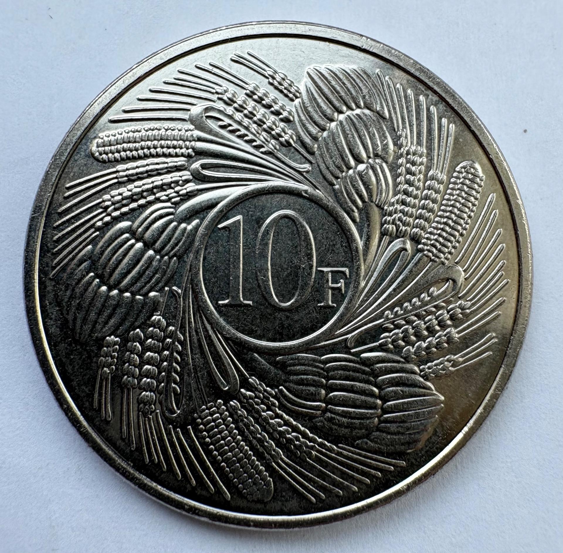 Burundis 10 frankų 2011