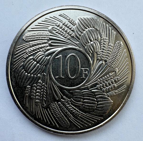 Burundis 10 frankų 2011