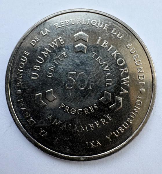 Burundis 50 frankų 2011