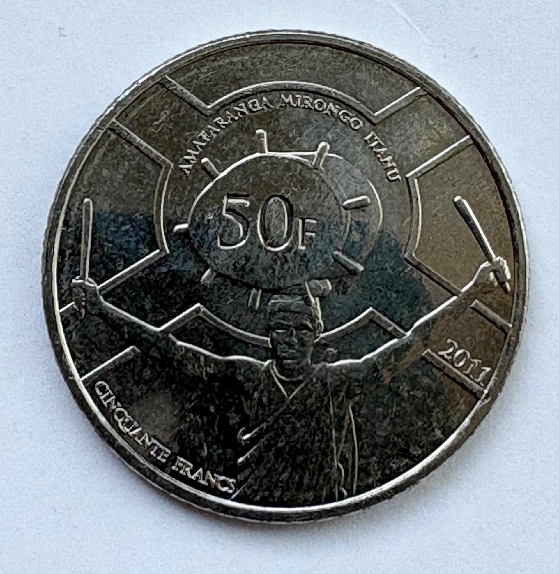 Burundis 50 frankų 2011