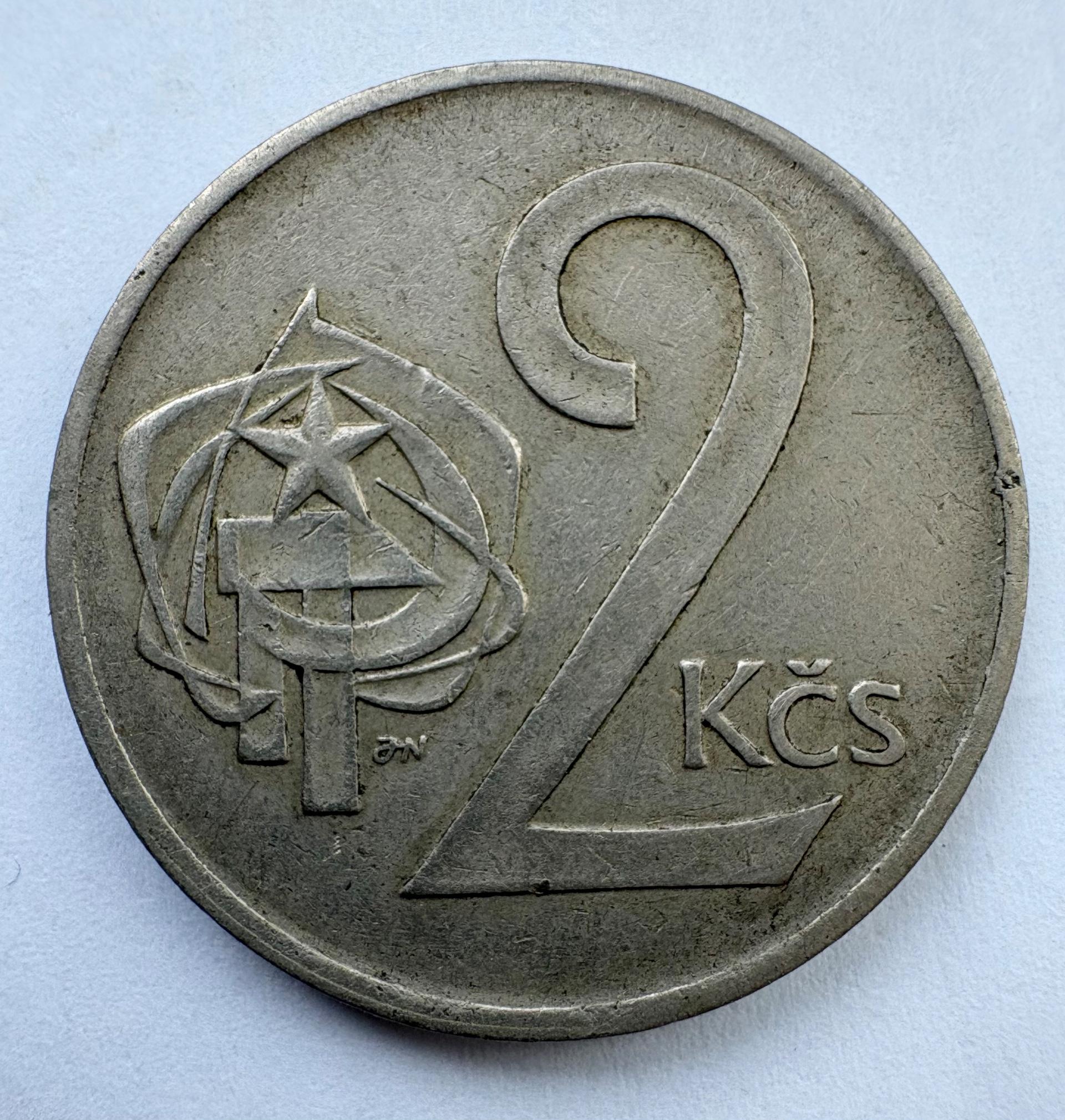 Čekoslovakija 2 kc 1975
