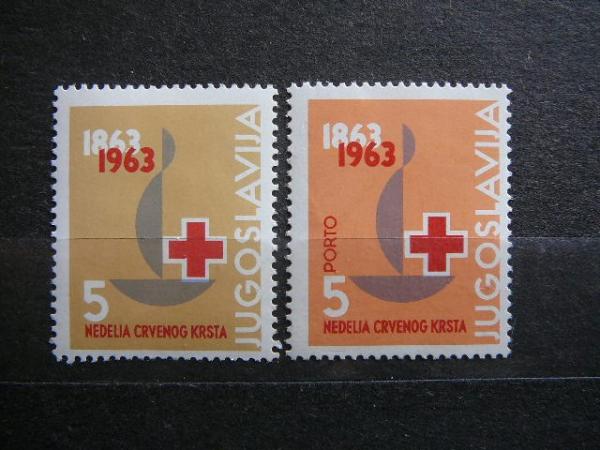 Jugoslavija 1963 Raudonasis Kryzius svarus #