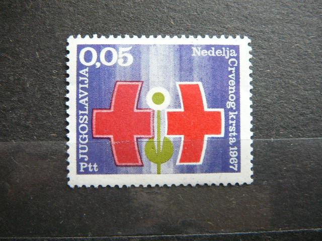 Jugoslavija 1967 Raudonasis Kryzius svarus # 
