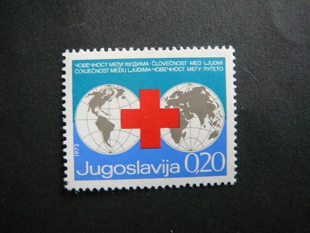 Jugoslavija 1972 Raudonasis Kryzius svarus #