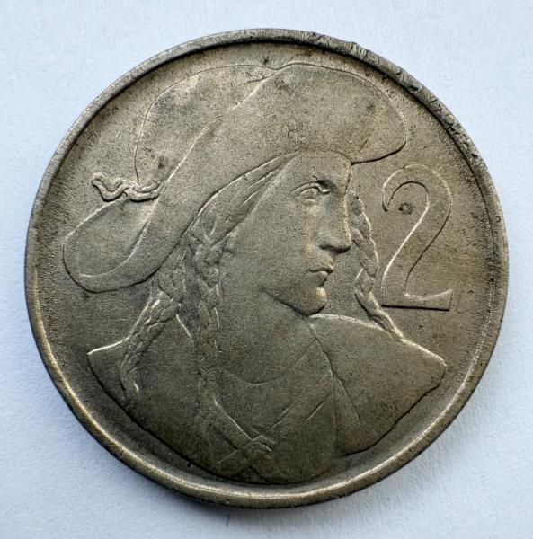 Čekoslovakija 2 kc 1947