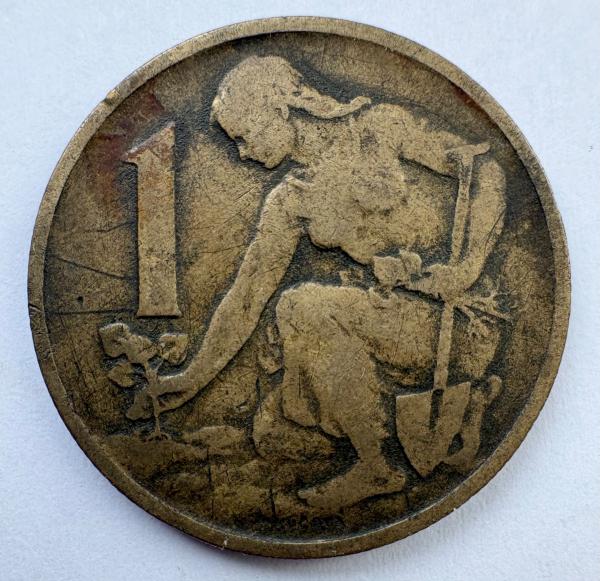 Čekoslovakija 1 kc 1962