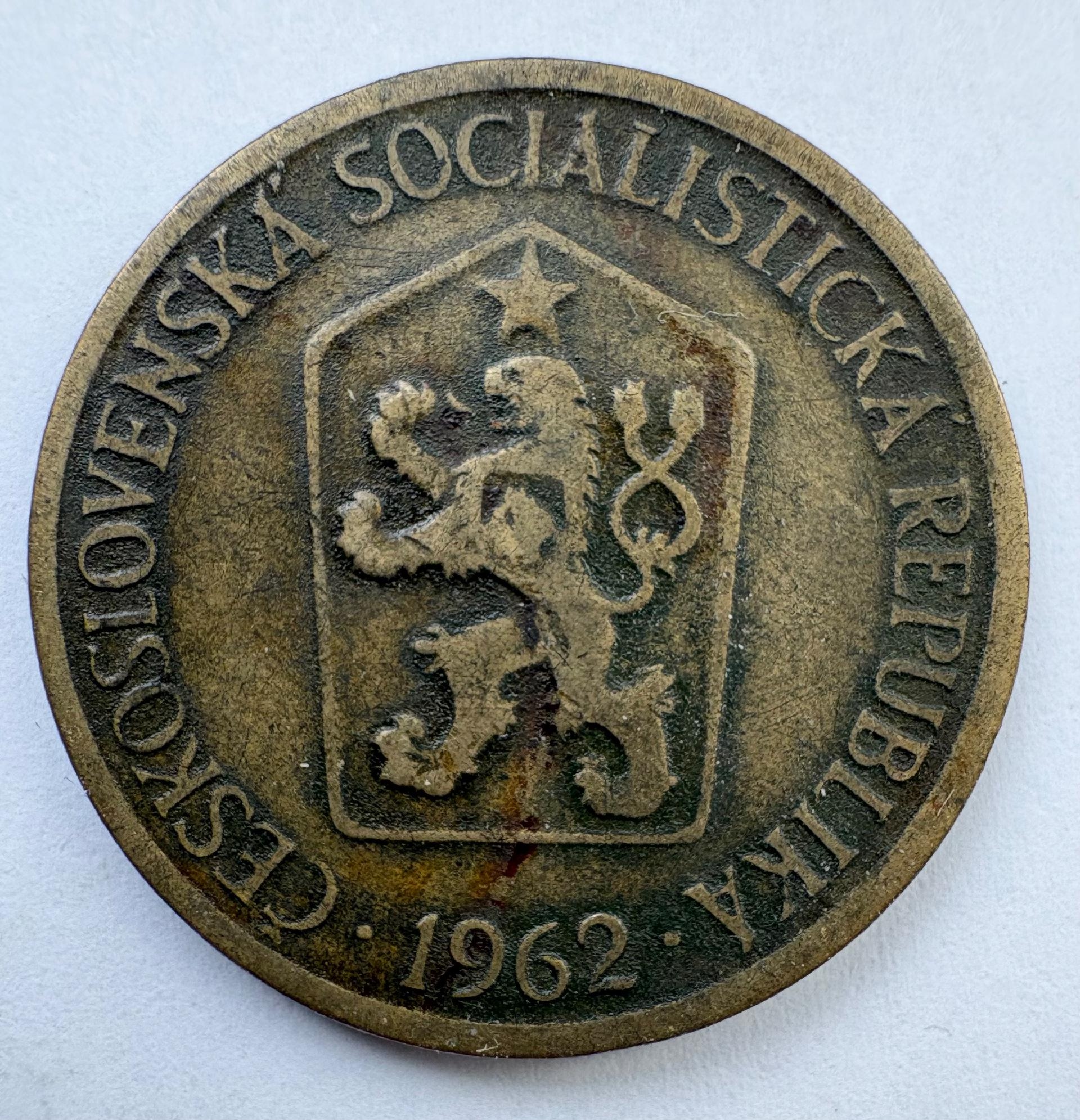 Čekoslovakija 1 kc 1962