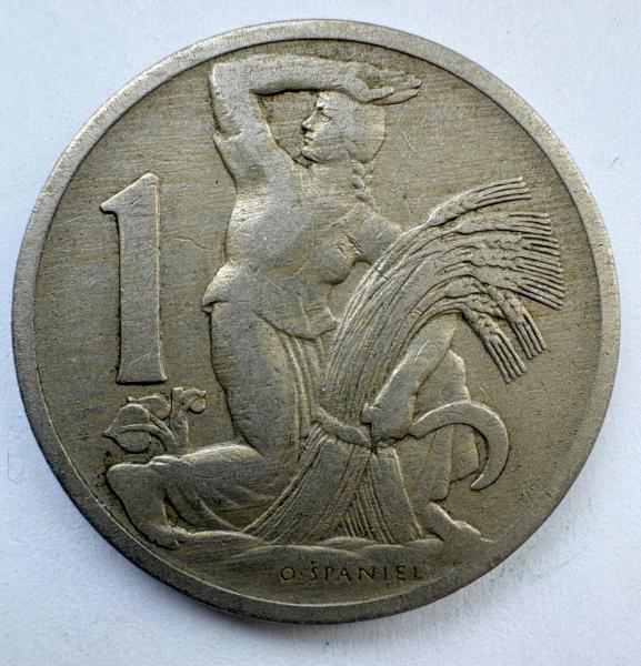 Čekoslovakija 1 kc 1923