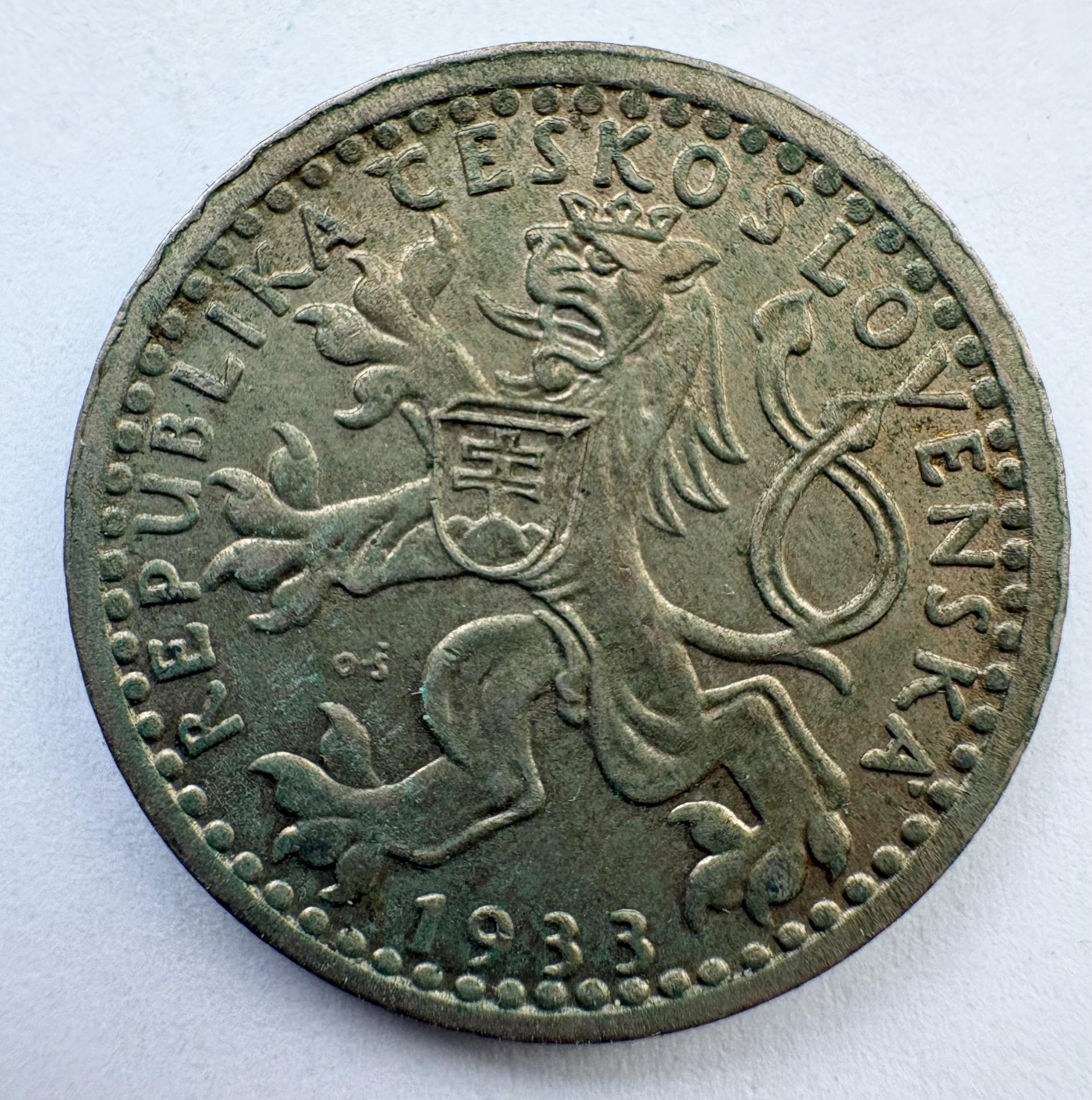 Čekoslovakija 25 h 1933