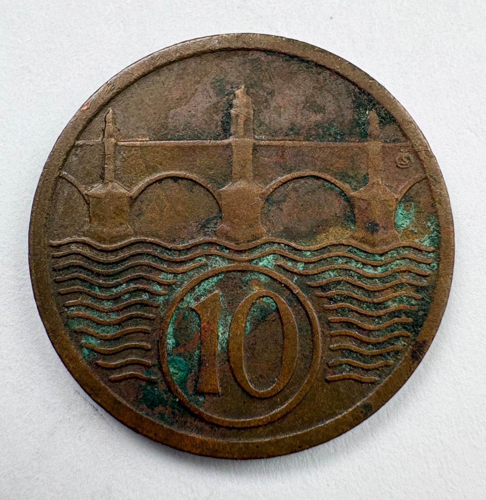 Čekoslovakija 10 h 1925