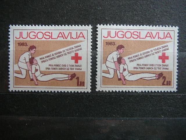 Jugoslavija 1983 Raudonasis Kryzius svarus #