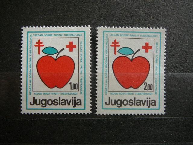 Jugoslavija 1983 Raudonasis Kryzius TBC svarus # 