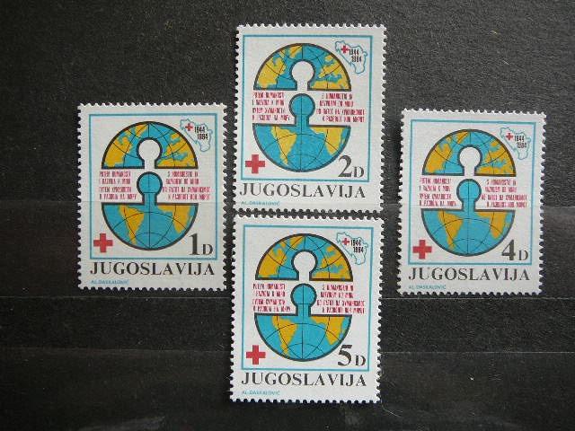 Jugoslavija 1984 Raudonasis Kryzius svarus #