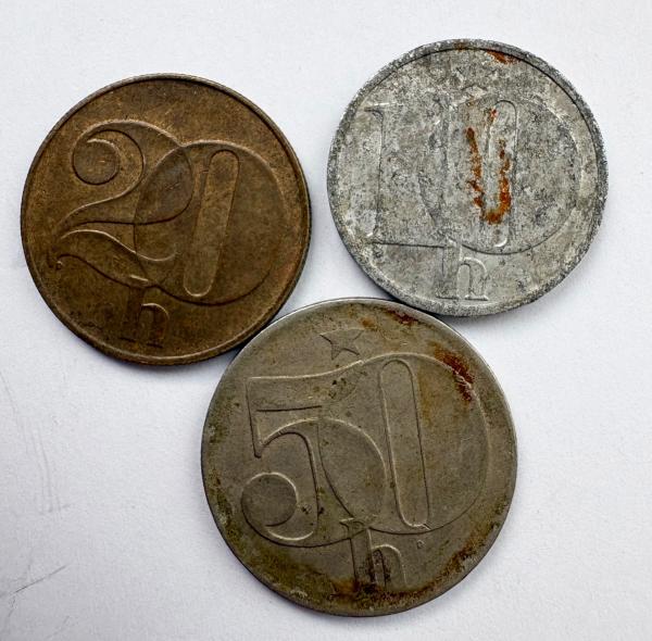 Čekoslovakija 10-50 h 3 vnt