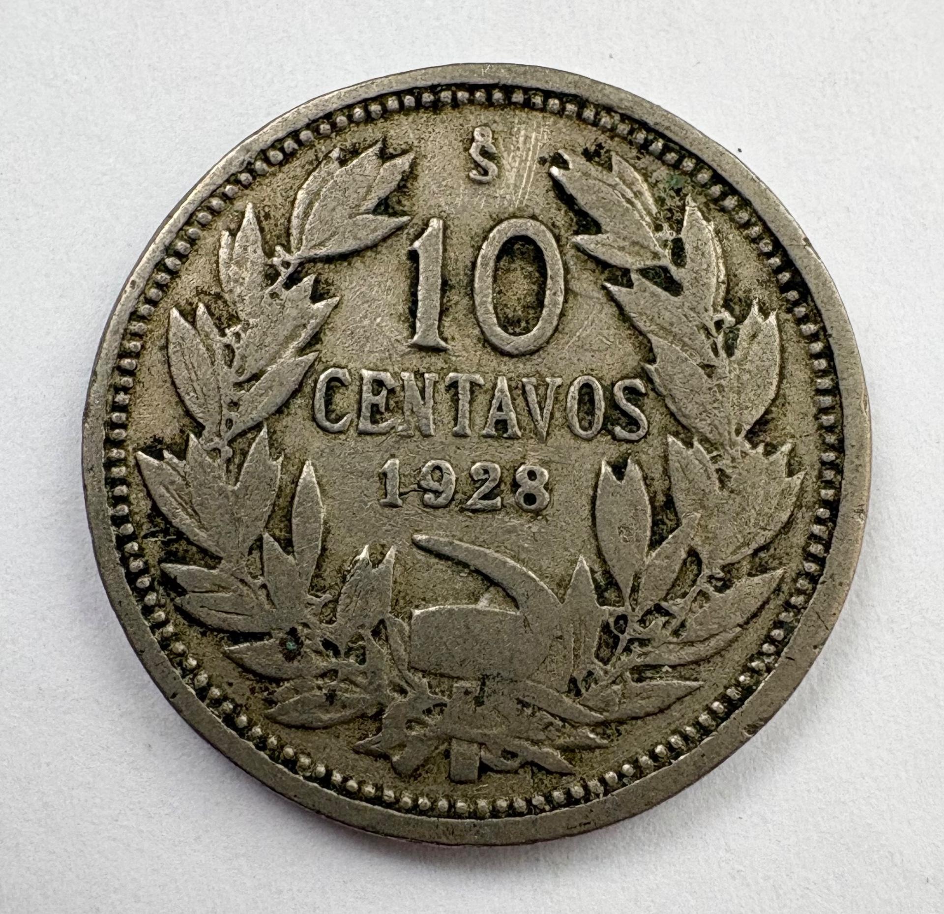 Čilė 10 c 1928