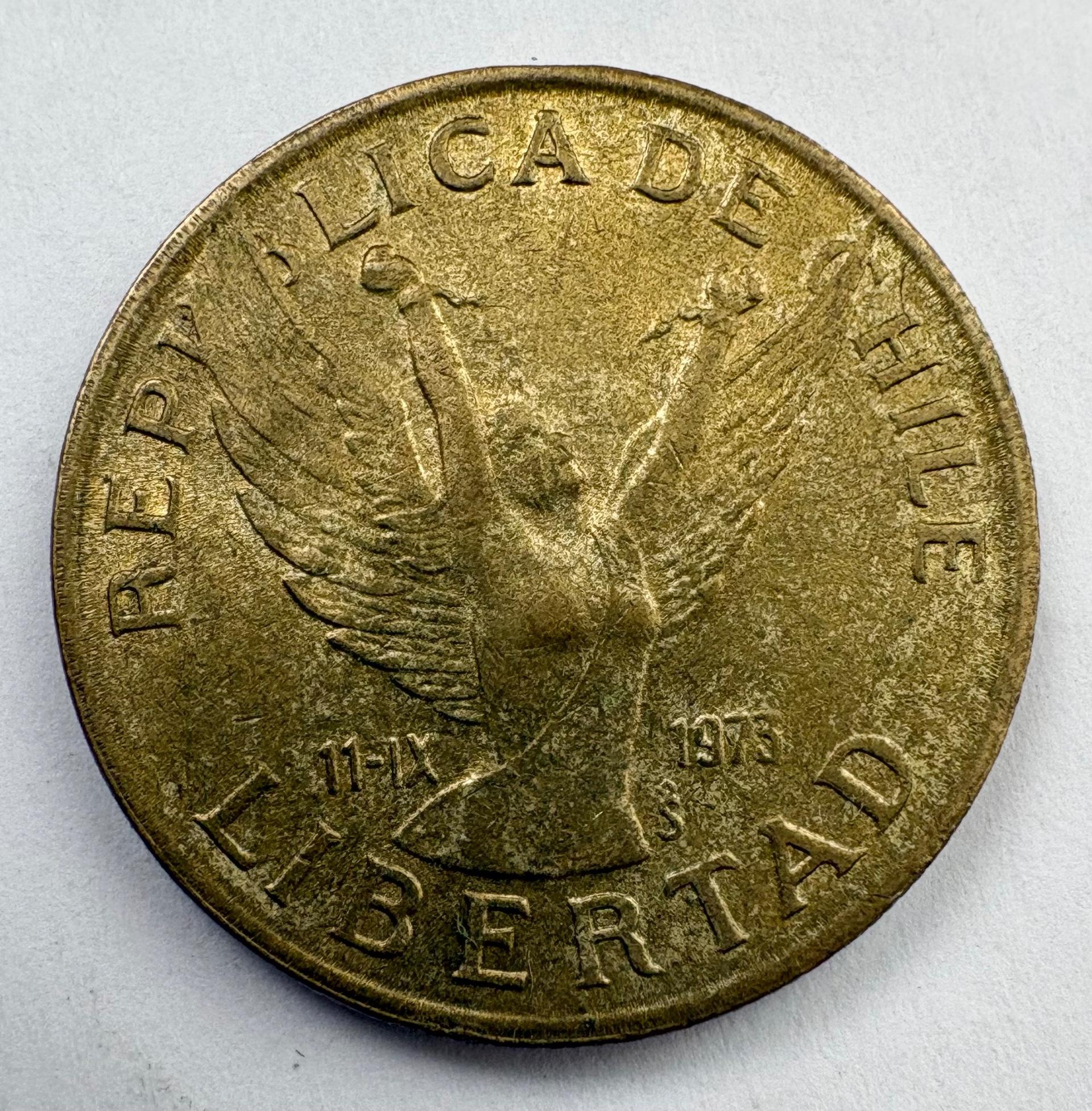 Čilė 10 pesų 1989